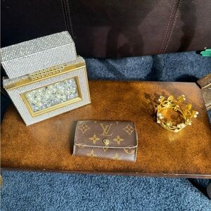 Louis Vuitton Monogram Key Holder with Snap Closure